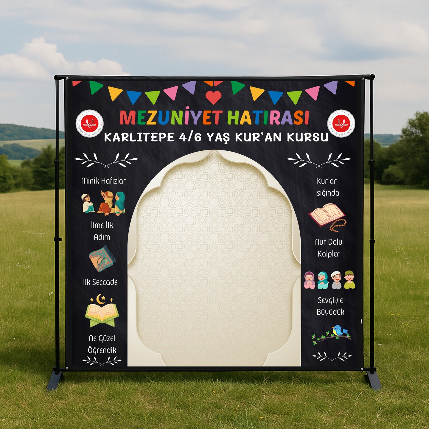 ✅ 200x200 cm Avrupa Vinil Branda
⚡️ 440 gr kalın kaliteli malzeme ile uzun ömürlü kullanım
🔩 Köşelerde kuşgözü delikler ile kolay asım
🖋 Üzerindeki tüm yazılar ve tasarım tamamen kişiye özel hazırlanır
Görseldeki ayaklar dahil değildir.
📦 2 iş gününde kargoya teslim edilir
🚚 Kargo ücreti alıcıya aittir
💰 Fiyat: 900₺
Etkinlikler, açılışlar, doğum günleri ve tüm organizasyonlar için profesyonel baskı kalitesiyle sipariş alıyoruz. Hemen DM’den veya Whatsapp'tan ulaş, sana özel tasarımı hazırlayalım!
#mezuniyetafişi #mezuniyetbrandası #mezuniyetsüslemeleri #kişiyeözelafiş #okulmezuniyeti #afişbaskı #mezuniyetdekorasyonu #özelgünafişi #mezuniyet2025 #brandaafiş #partibrandası #kurankursu #kurankursumezuniyet