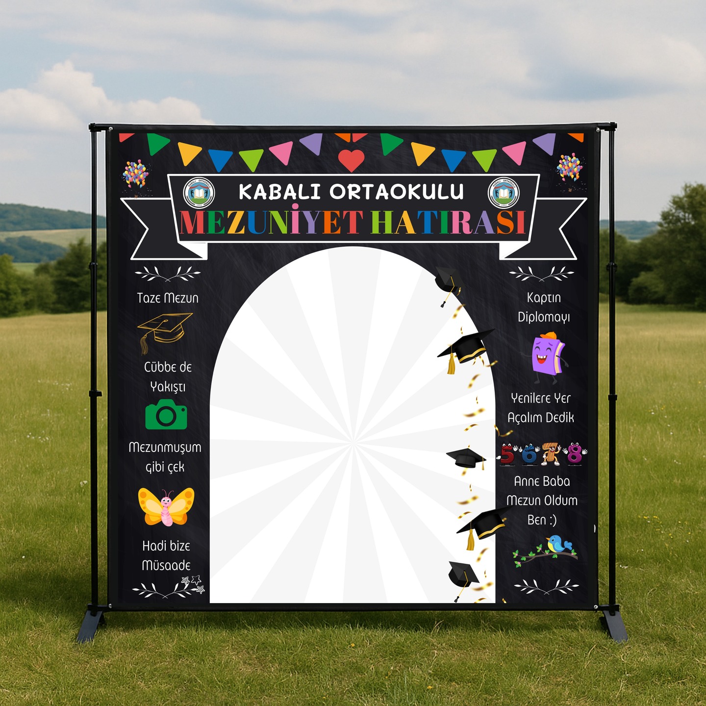 ✅ 200x200 cm Avrupa Vinil Branda
⚡️ 440 gr kalın kaliteli malzeme ile uzun ömürlü kullanım
🔩 Köşelerde kuşgözü delikler ile kolay asım
🖋 Üzerindeki tüm yazılar ve tasarım tamamen kişiye özel hazırlanır
Görseldeki ayaklar dahil değildir.
📦 2 iş gününde kargoya teslim edilir
🚚 Kargo ücreti alıcıya aittir
💰 Fiyat: 900₺
Etkinlikler, açılışlar, doğum günleri ve tüm organizasyonlar için profesyonel baskı kalitesiyle sipariş alıyoruz. Hemen DM’den veya Whatsapp'tan ulaş, sana özel tasarımı hazırlayalım!
#mezuniyetafişi #mezuniyetbrandası #mezuniyetsüslemeleri #kişiyeözelafiş #okulmezuniyeti #afişbaskı #mezuniyetdekorasyonu #özelgünafişi #mezuniyet2025 #brandaafiş #partibrandası #ortaokulmezuniyet